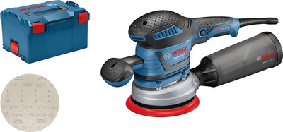 Lëmushe orbitale Bosch GEX 40-150, 150mm, 400W, blu