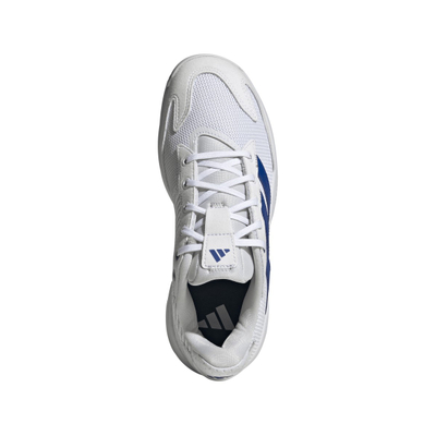 Këpucë sportive indoor Adidas Stabil, për fëmijë, të bardha