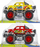Makina lodër off-road MEGA CREATIVE 481938, me tërheqje mbrapa, rrota të mëdhaja, shumëngjyrëshe