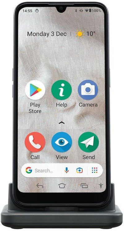 Телефон Доро 8100 Плус, 32GB, 6.1\", 4G, црн