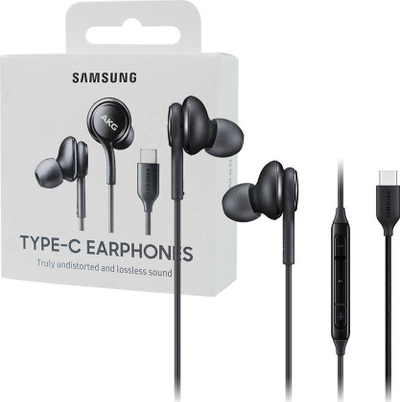 Kufje Samsung Type C Earphones me kabllo, Sound by AKG, të zeza