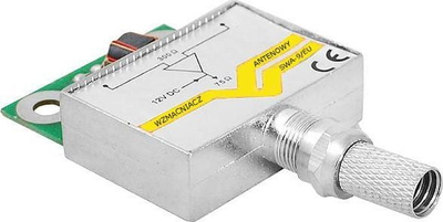 Përforcues antene Vayox SWA-9 EU, i mbrojtur, 12V DC, ngjyrë argjendi