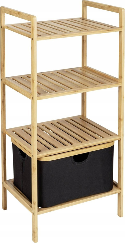 Raft WENKO Ecori, 3 nivele, bambu FSC, poliester i ricikluar