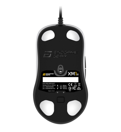 Гејминг глушец Endgame Gear XM1R, оптички, USB Type A, бел проѕирен