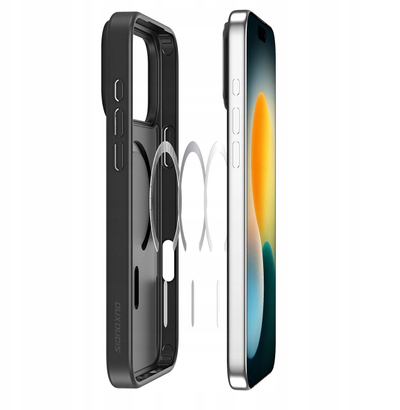 Kapak telefoni Dux Ducis Yind për iPhone 17 Pro Max, i pajtueshëm me MagSafe, i zi