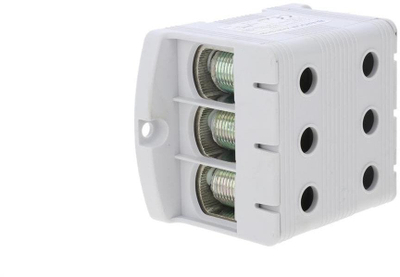 Lidhës universal për shina Ergom ZJUN-3x150, 3 polësh, deri 150 mm², gri