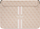 Çantë laptopi Guess GUCS14P4RPSP, 14", koleksioni 4G Printed Stripes, rozë