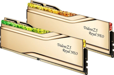 RAM G.Skill Trident Z5 Royal Neo, 32GB DDR5 8000MHz, RGB, ngjyrë ari