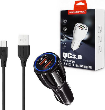 Karikues veture Somostel SMS-A45, USB-A, 3.1 A, i zi