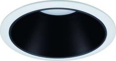 Spot i futur Paulmann Cole Coin, LED 6.5W, 2700K, i bardhë e zi mat