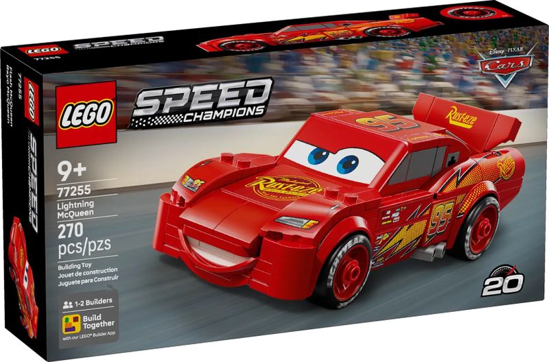 Set LEGO Speed Champions Lightning McQueen, makinë garash, për fëmijë