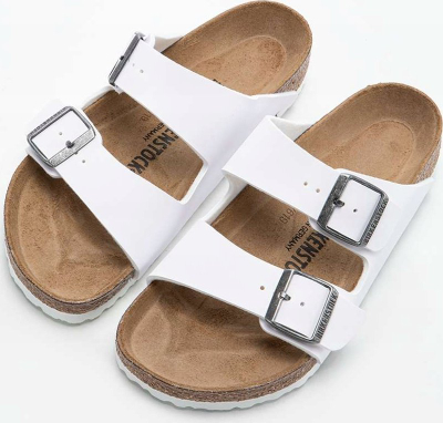 Sandale Birkenstock Arizona BF W 552681 për goca, të bardha
