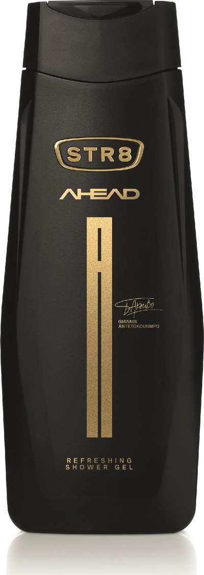 Хел за туширање STR8 Ahead, за мажи, 400ml, црн