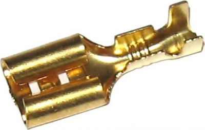 Konektor femëror Libox LB0044, 6.3mm, për kabllo 1-2.5mm², paketim 100 copë