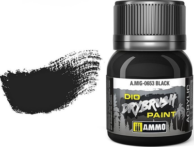 Bojë modelimi Ammo 0653 Drybrush, 40ml, kafe e errët