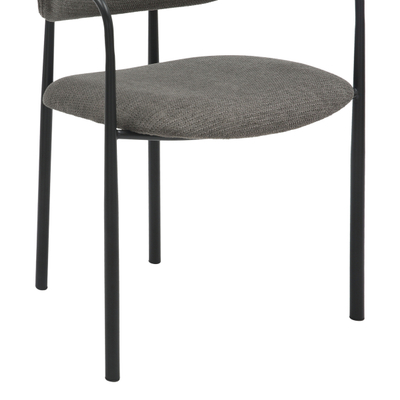 Karrige ngrënieje Kritter 58x53x76Hcm (HM9994.02), zezë/ gri