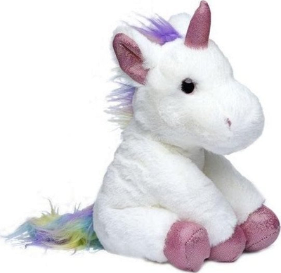 Плишана играчка Моли Тојс Еднорог, 35 cm, бел со виножито