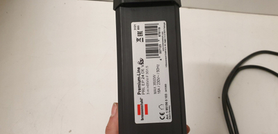 Zgjatues elektrik Brennenstuhl 1951560103, 6 presa, 3 metra, ngjyrë zi me gri
