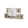 Varëse paradhome me raft Slot 69x12x32Hcm (HM18077.01), bardhë