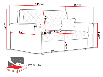 Divan VIVA CARO II