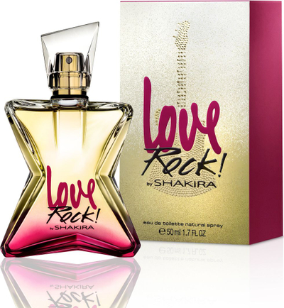 Ujë tualeti Shakira Love Rock EDT për gra, 50ml