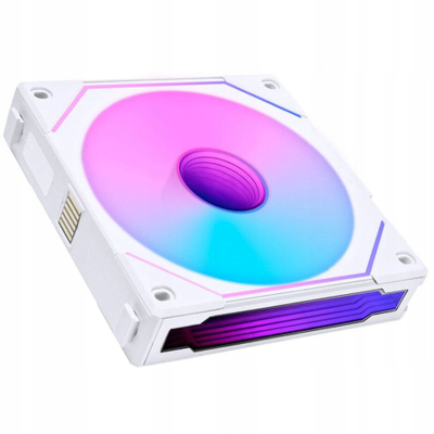 Ventilator kaste Lian Li UNI FAN SL Infinity Mirror Reverse Blade, 120mm, ARGB PWM, i bardhë
