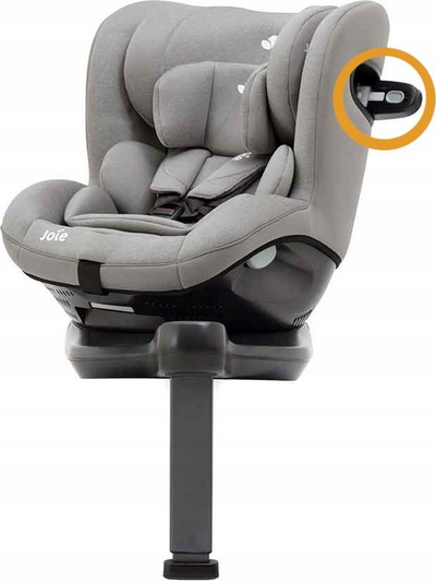 Sedilje makine për kalamaj Joie i-Spin 360 i-Size, 40-105cm, rrotulluese 360°, gri