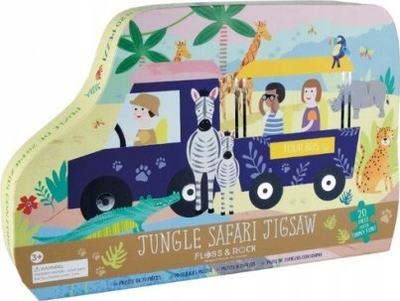 Puzzle Jungle, 20 copa, për kalamaj 3+, shumëngjyrësh