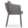 Karrige ngrënieje Shanks 62x60x75-80Hcm (HM6207.01), gri