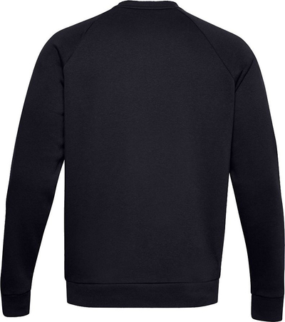 Bluzë duks për burra Under Armour Rival Fleece Crew, pambuk fleece, masa 2XL, e zezë