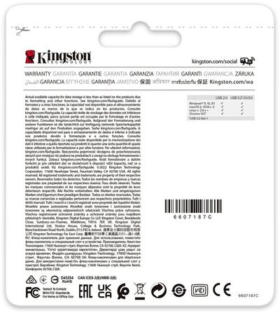 USB Kingston DataTraveler Exodia Onyx - 256GB, e zezë
