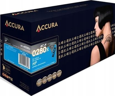 Toner Accura HP 80X CF280X, paketim 2x, XXL, i zi