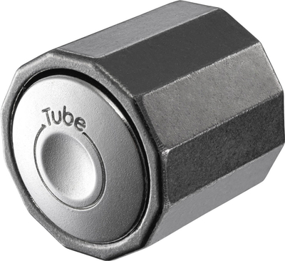 Puzzle metalik Huzzle Tuba Tube, niveli 5 nga 6, argjendi