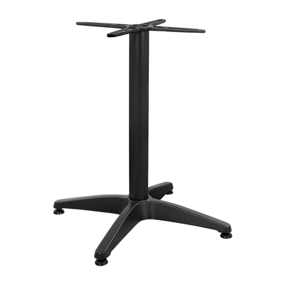 Bazë tavoline alumini HM448.03, 66x66x69 cm, me kryq 45x45 cm, e zezë