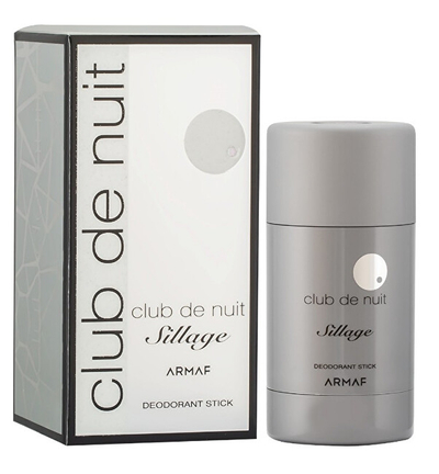 Deodorant stick Armaf Club de Nuit Sillage, për burra, 75g, gri metalik