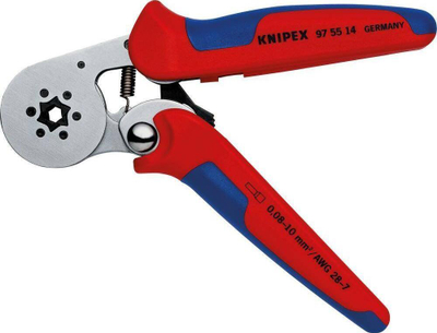 Presa krimpuese Knipex Lever 97 55 14, profil gjashtëkëndsh, doreza shumëpërbërëse