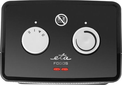 Ngrohës me ventilator ETA Fogos 2623 90000, 1500W, 2 shkallë ngrohje, i zi