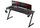 Tavolinë gaming Huzaro Hero 4.8 RGB, 160cm, LED RGB, e zezë