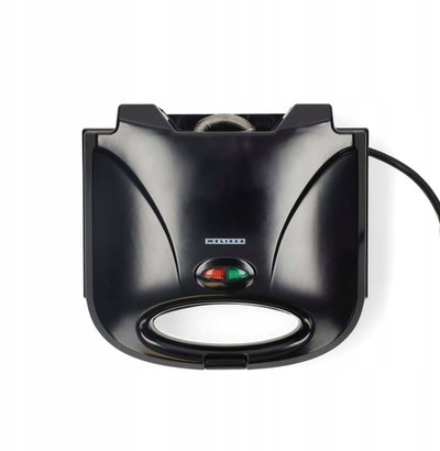 Toster per sanduiçe Melissa 16240112, 750W, pllaka trekëndore, i zi