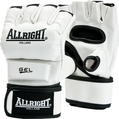 Doreza boksi Allright MMA PRO PU, S, të bardha
