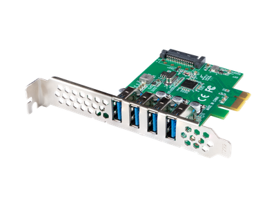 Kartë USB e brendshme Lanberg PCE-US3-004, PCI Express, 4 porta USB 3.1 Gen 1