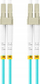Kabllo optike Lanberg Patchcord MM OM3, LC LC duplex, 10m, aqua