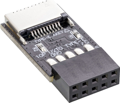 Adapter i brendshëm InLine USB 2.0 në USB 3.2 Type E Key A