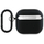 Kllëf BMW për AirPods 4 me lëkurë të vërtetë, logo metal, i zi
