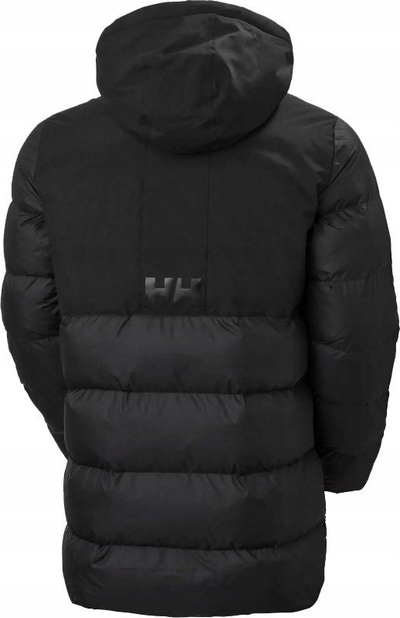 Xhaketë e gjatë Helly Hansen Active Puffy për burra, me kapuç, e zezë