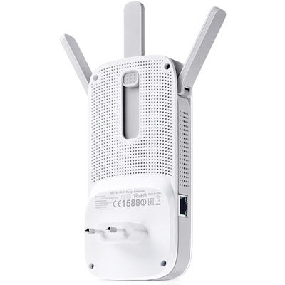Range extender TP-Link RE455, AC1750, Dual-Band, Gigabit, i bardhë