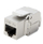 Modul Keystone ROLINE Cat.6A RJ45, STP, pa vegla, argjendtë