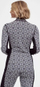 Bluzë bazë për goca Kari Traa Rose Half Zip, lesh merino, mëngë të gjata, black/white
