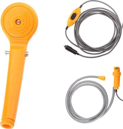 Dush kampingu portativ Tourist Camping Shower, 12V, portokalli
