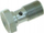 Vidë banjo TurboWorks M10x1.0, 20mm, çelik inox, ngjyrë argjendi